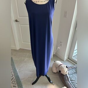 ASOS Curve Navy Maxi Dress